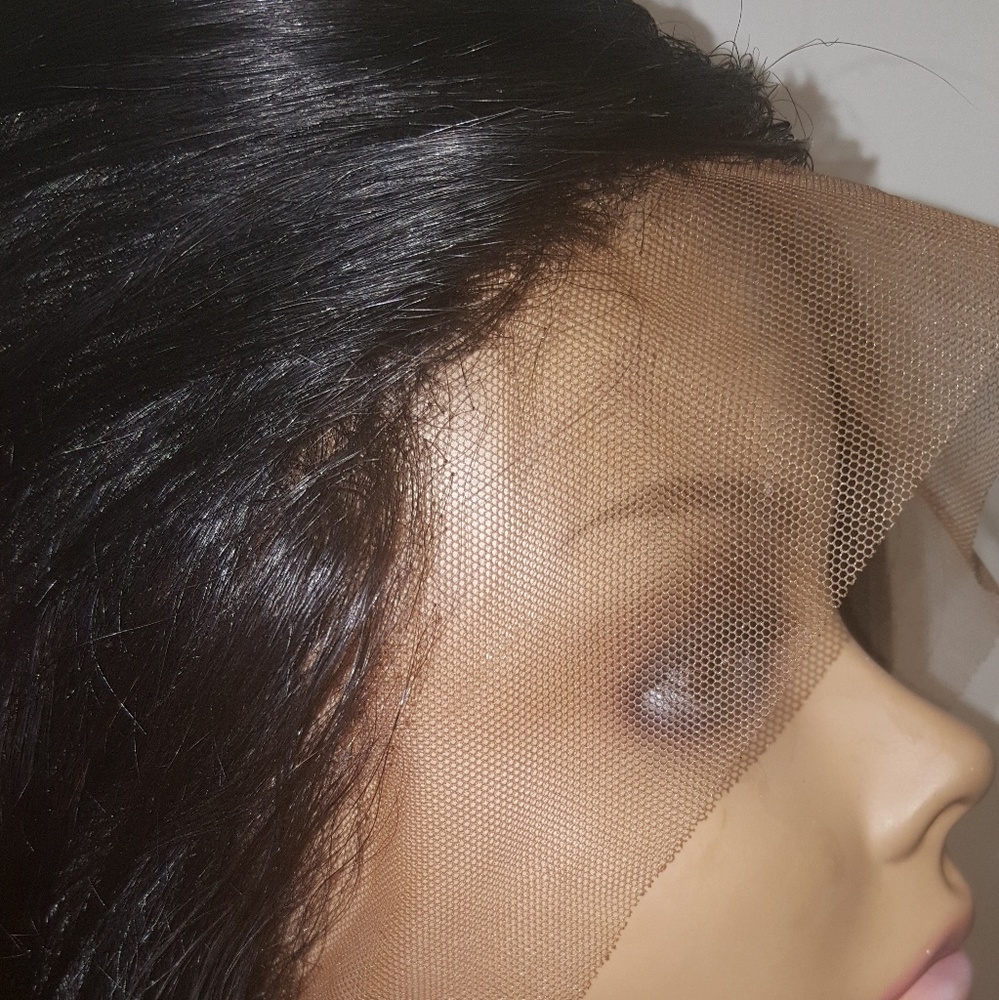 100% Virgin Human Hair 10/12/14 Lace Frontal Wig - Picture 3 of 6